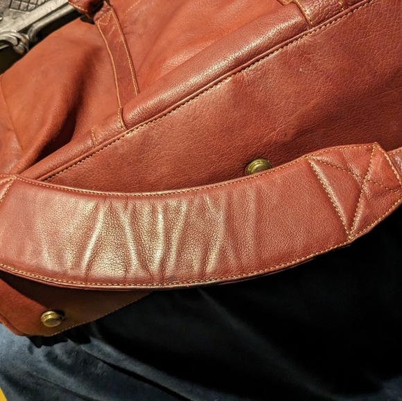 Canyon Outback leather carry on/briefcase - Picture 7 of 9